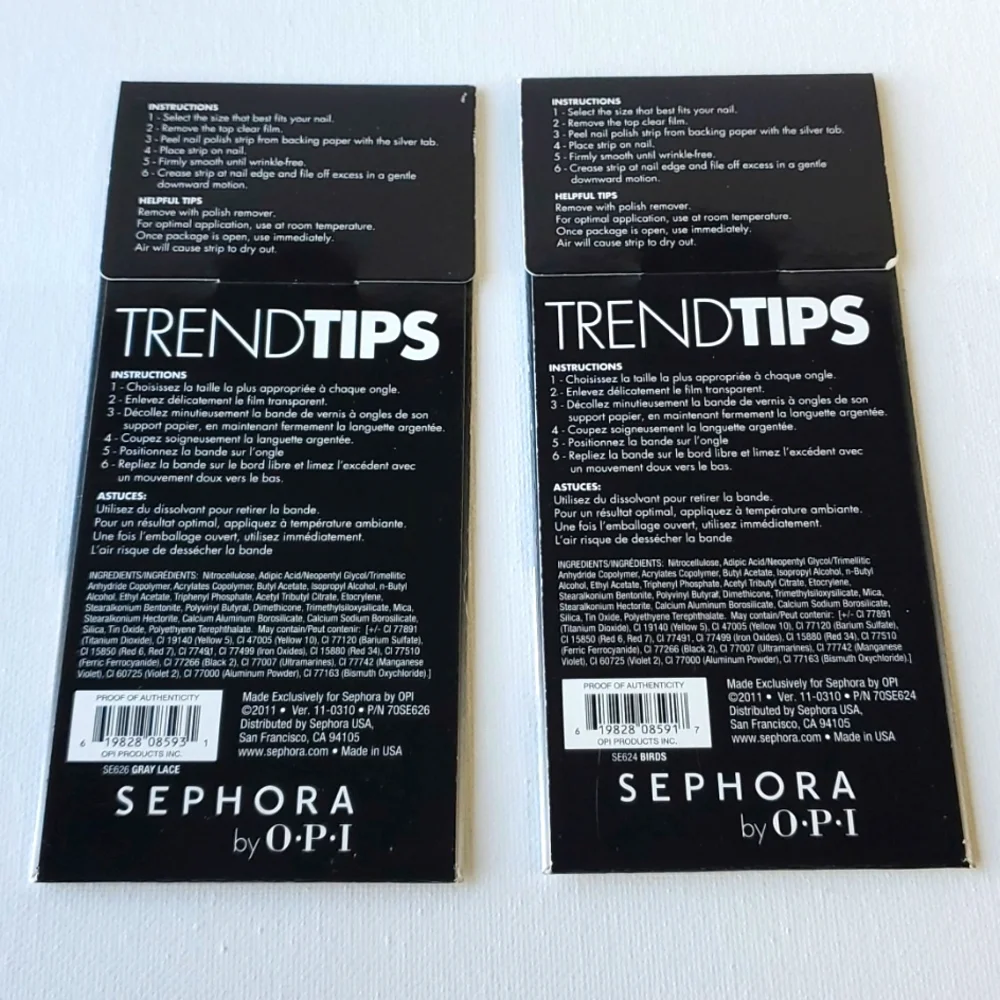 Sephora set packets